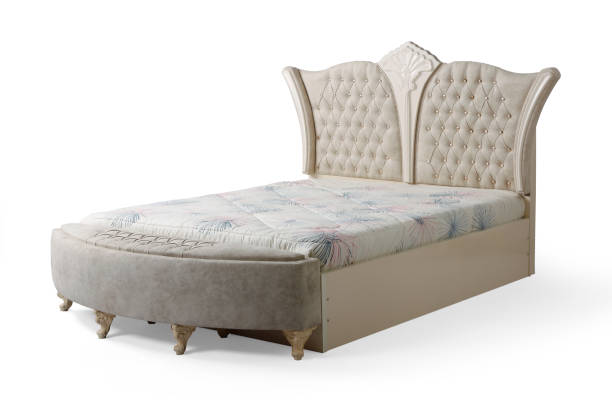 istock classic bed  ,Dressing Table with wood frame Mirror ,double bed 2093371940