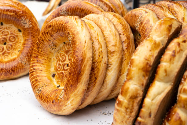 istock a uzbek bread in a shop 2093378906
