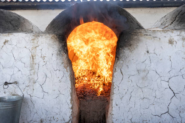 istock a hot and fire from an oven 2093404558