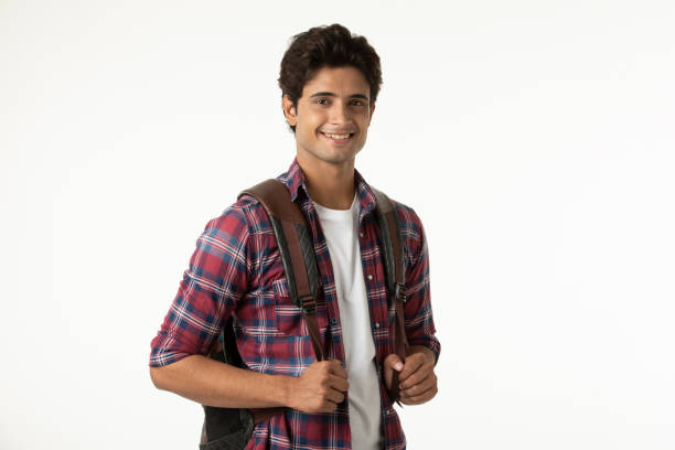 young male looking at camera.