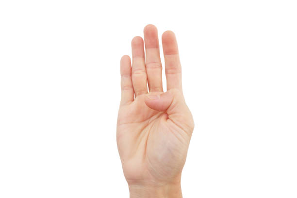 hand gestures To use sign language to ask for help in step 2
