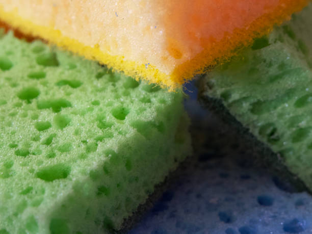 istock A few colorful sponges, a close-up shot. 2093538536