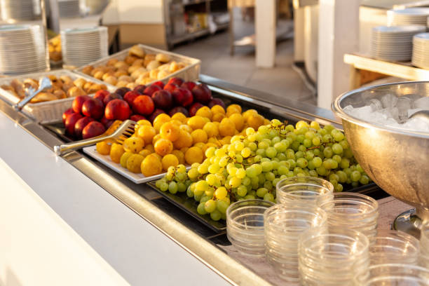 a healthy tropical summer fruits