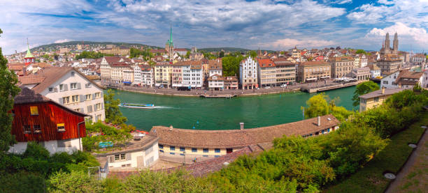 istock Zurich, the largest city in Switzerland 2093574320