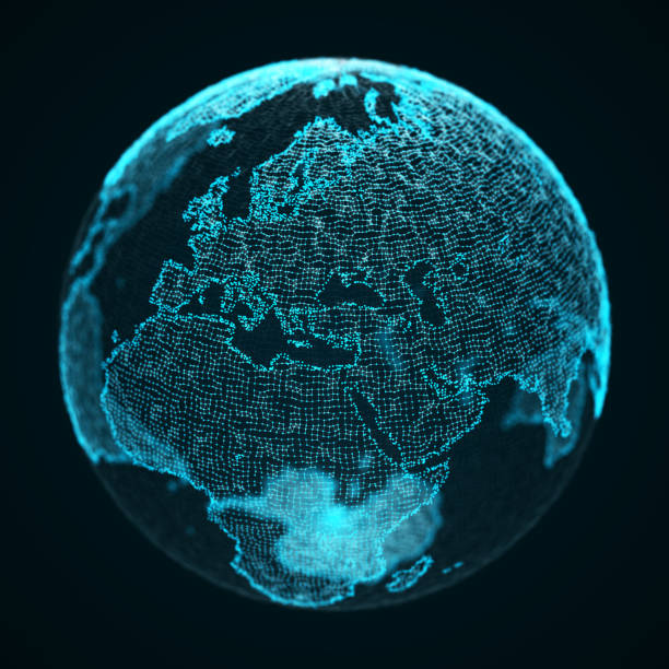 istock Planet Earth. Network or connection. World wide web. Globe. Abstract digital background. Cyber illustration of points and lines. 3d rendering 2093603559