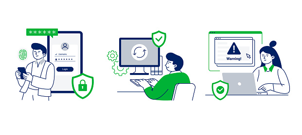 People Keep Cyber Security Characters Use Multifactor Authentication ...
