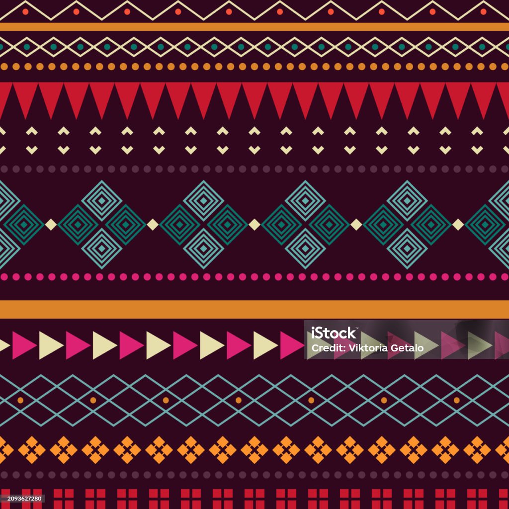 Vector Ethnic Pattern Stock Illustration - Download Image Now ...