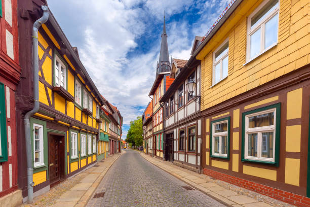 istock Medieval street in Wernigerode, Germany 2093634259
