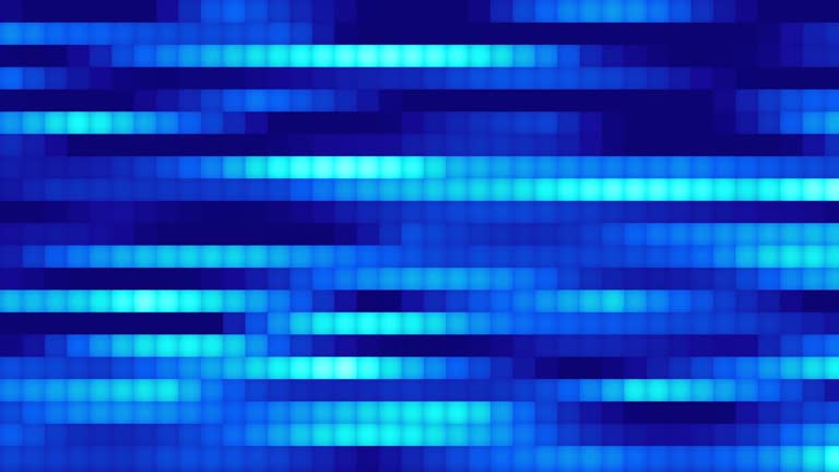 Background from lines. Colorful bright lines. Bright lines from squares. Seamless looping abstract background animation. Glowing Lines. Multicolored blur transition. Color gradient. 3D rendering. 4k animation.