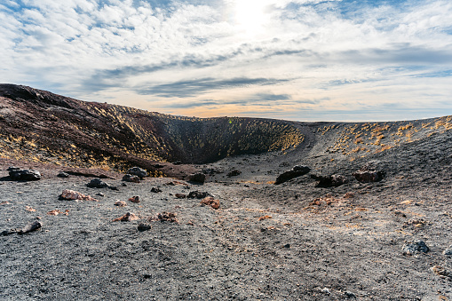 Breathtaking view of Mauna Loa volcano on the Big Island of Hawaii. The largest subaerial volcano in both mass and volume, Mauna Loa has been considered the largest volcano on Earth.