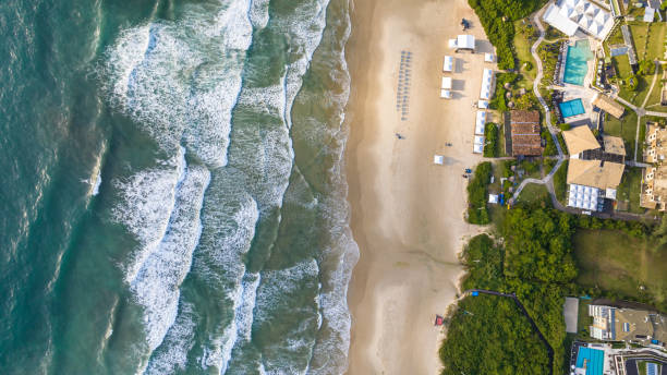 istock Santinho Beach in Florianopolis. Aerial view from drone. 2093822449