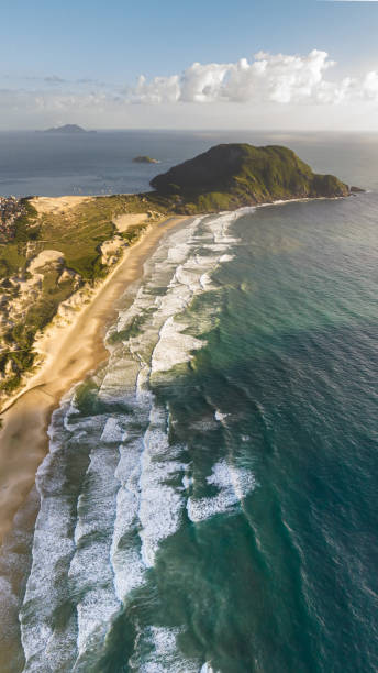 istock Santinho Beach in Florianopolis. Aerial view from drone. 2093882832