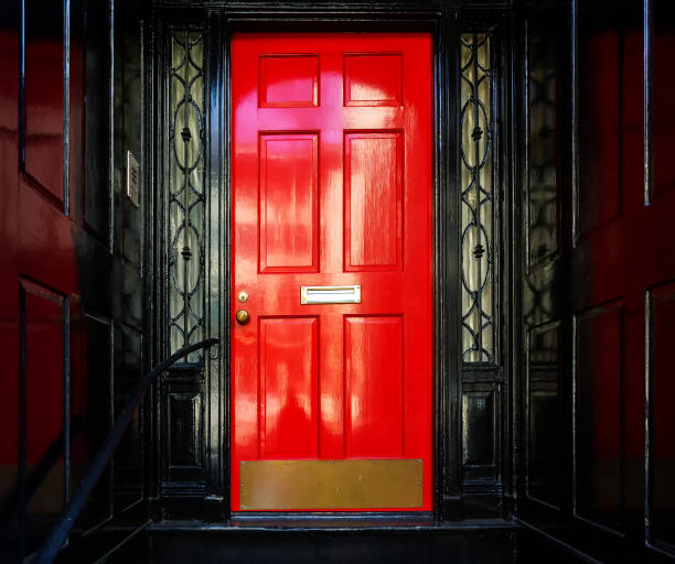 istock Red Front Door - Doorway - Boston Massachusetts 2093911722