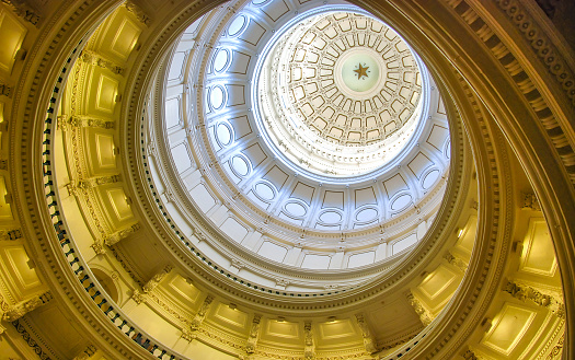 Dome of Austin Capitol building, Texas