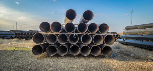istock Stored pipes for the oil industry 2093994919