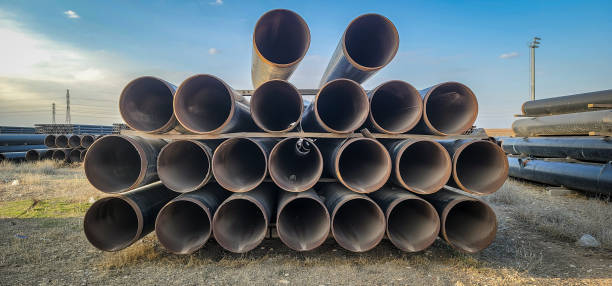 istock Stored pipes for the oil industry 2093994920