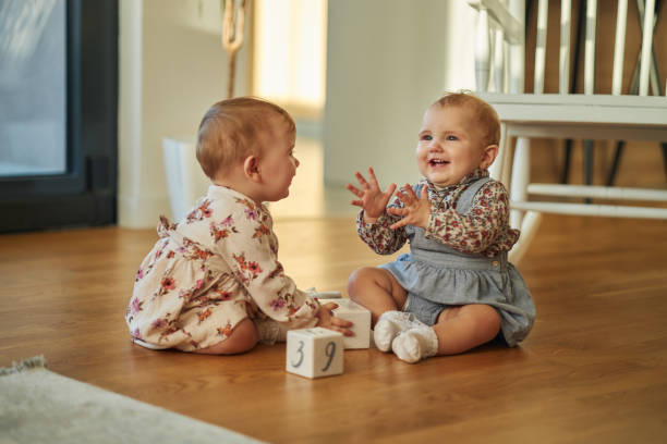 istock Beautiful twin sisters 2094003804