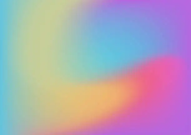 Vector illustration of Abstract blur background, rainbow gradient vector illustration template for banner,website,poster