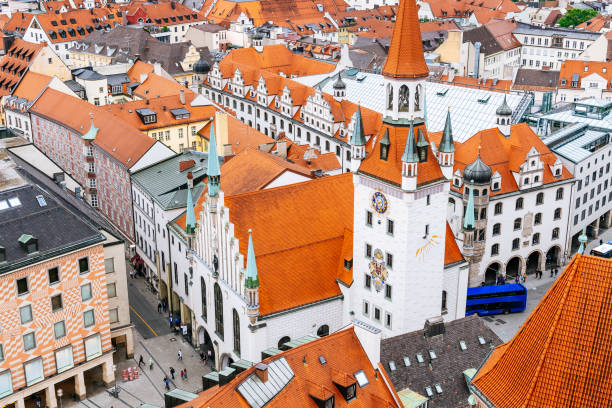 istock Munich From Above with Historical Architecture and Red Rooftops. 2094096580