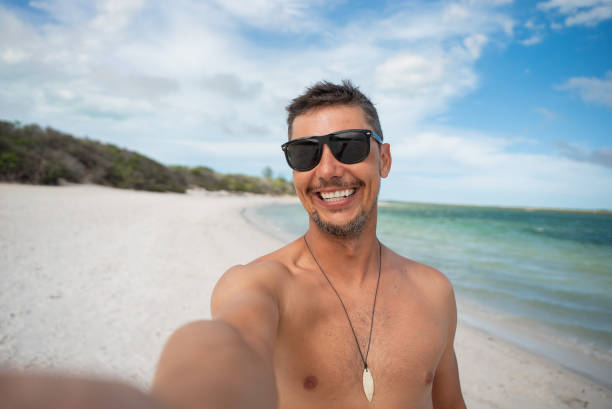istock Handsome men enjoying vacation and having fun in beach in Brazil 2094132963