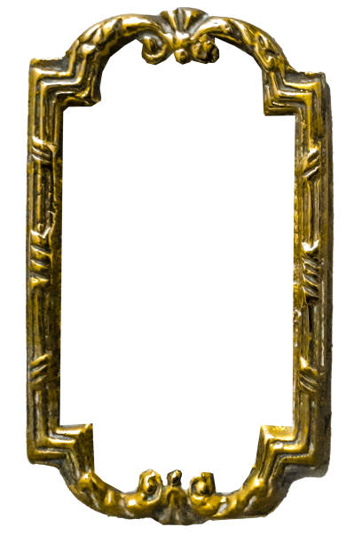 istock Bronze Frame ornate isolated photo 2094157951
