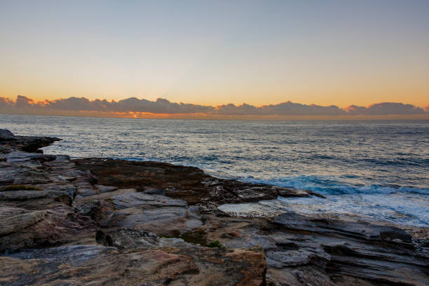 sunrise at Punta del Diablo beach, Uruguay