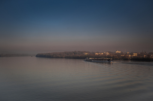 Danube river at Budapest, Hungary