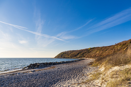 Beach in Kloster on the island Hiddensee, Germany