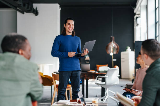 istock Young Professionals Working Together in Modern Co-Working Space 2094339847