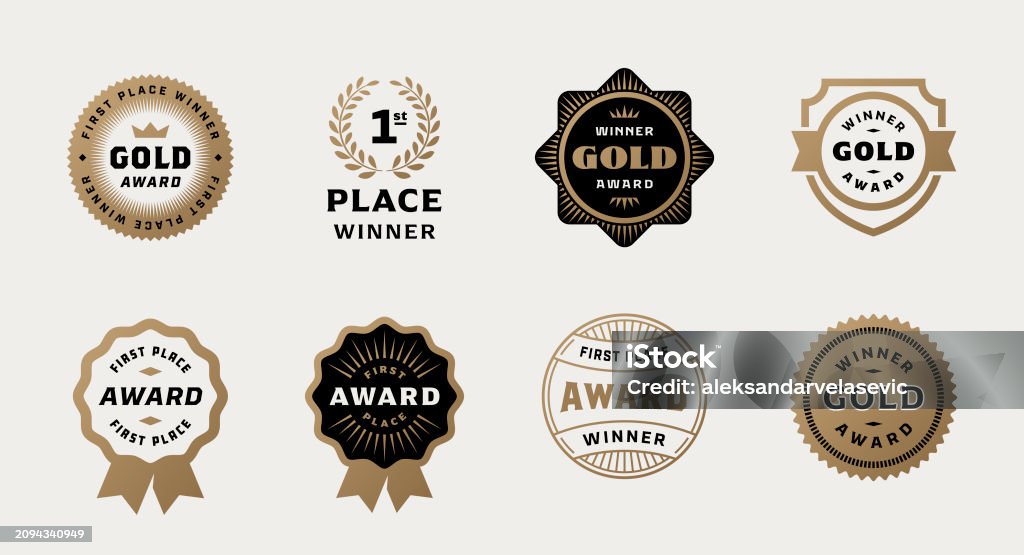 Award Badges - arte vettoriale royalty-free di Badge Award Badges - arte vettoriale royalty-free di Badge