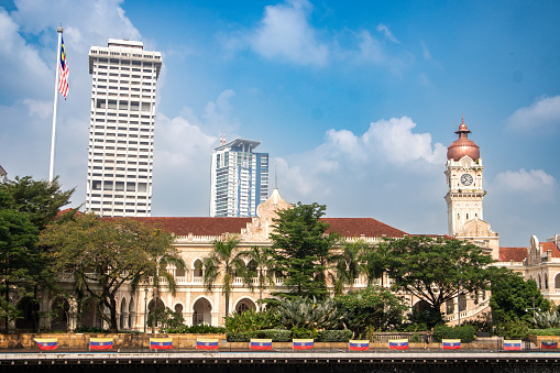 Sultan abdul samad building, a government building, is one of Kuala Lumpur's most prominent historical landmarks.