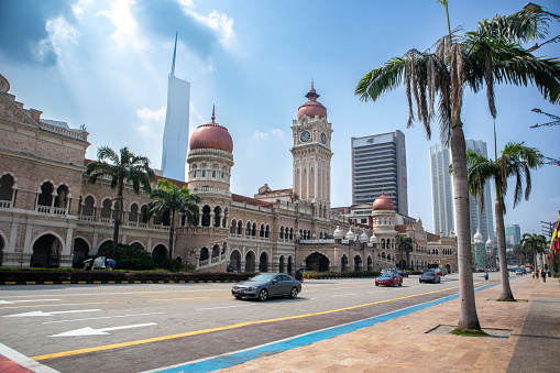 Sultan abdul samad building, a government building, is one of Kuala Lumpur's most prominent historical landmarks.