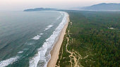 Mocambique Beach in Florianópolis, Brazil.