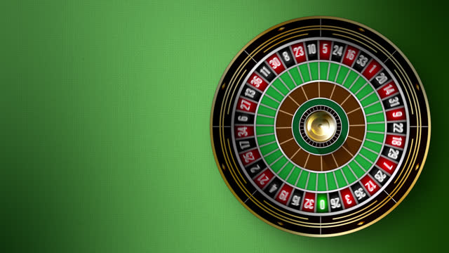 Roulette Wheel Animation. Alternate Style.