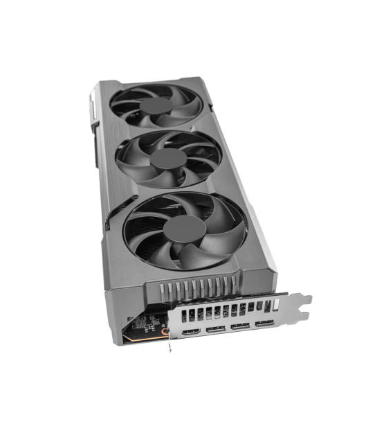 istock Powerful graphic video card of a computer isolated on a white background. 2094435270