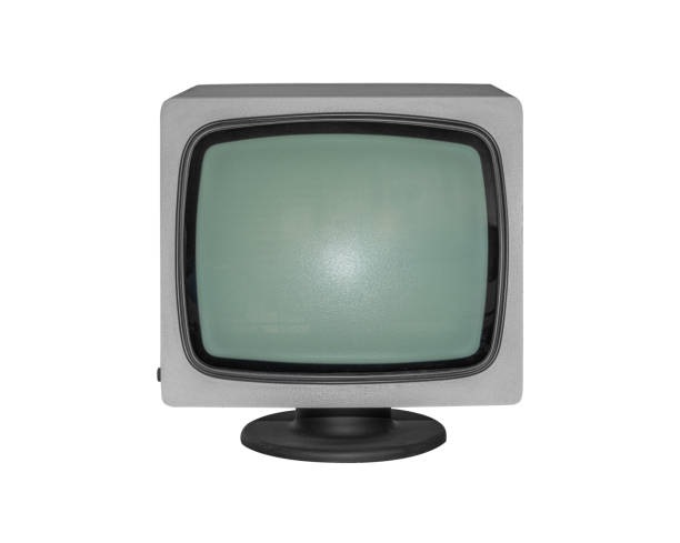 istock Old computer monitor or TV isolated on a white. 2094436916