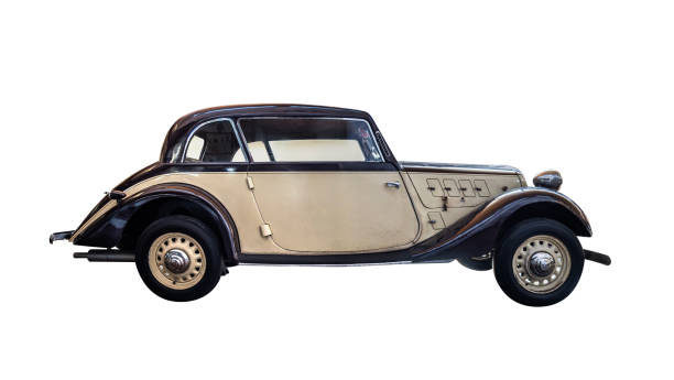istock Antique car isolated on a white background. 2094436933