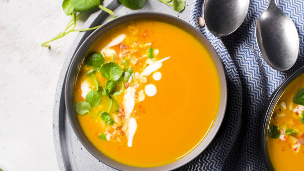 istock Healthy Pumpkin soup 2094504070