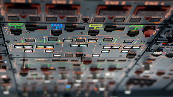 Aircraft driving operation panel