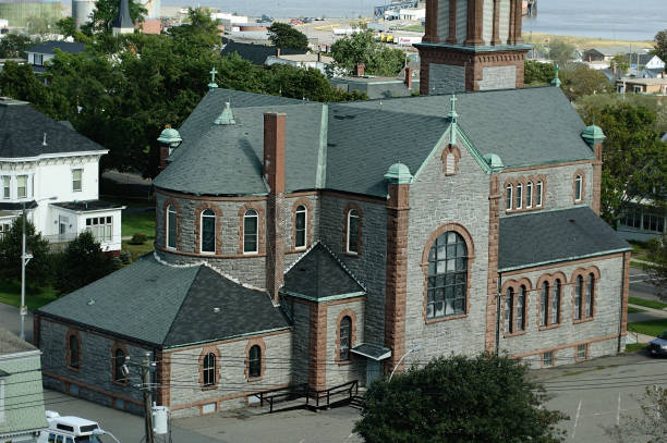 istock Historic Stone Church in St. John's, Canada 2094606250