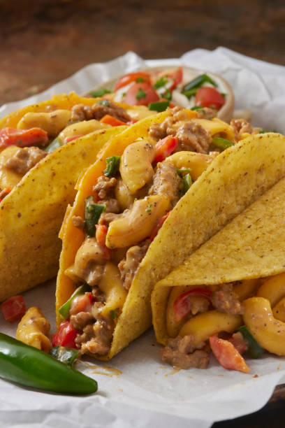 Mexican Mac and Cheese Taco's