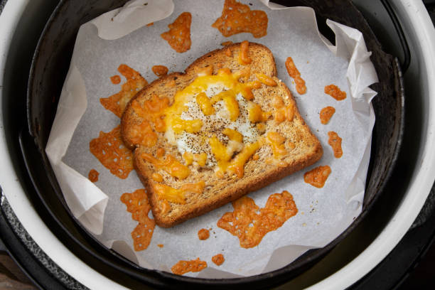 Preparing Air fryer Toad in The hole