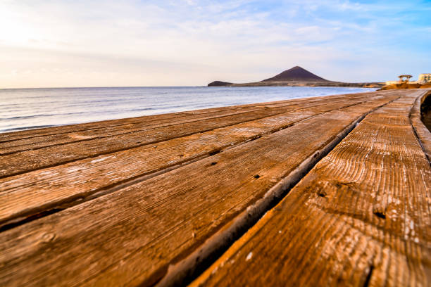 ocean coast's view - image alternative energy canary islands color image 뉴스 사진 이미지