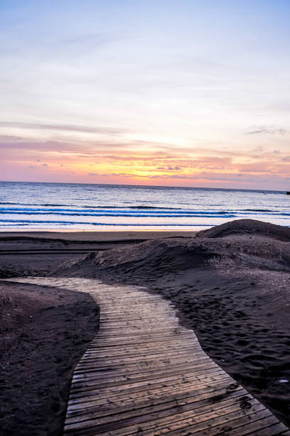 ocean coast's view - image alternative energy canary islands color image стоковые фото и изображения