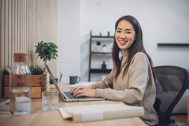 istock Woman working in home office 2094678442