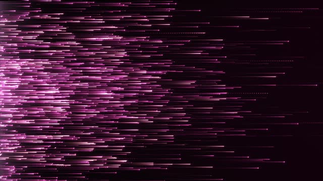 Elegant rose gold background. Shining rose gold particles flowing from left to right surrounded by soft pink blinking light. Event, celebration, party and awards background. Luxury particles flow. 4k.