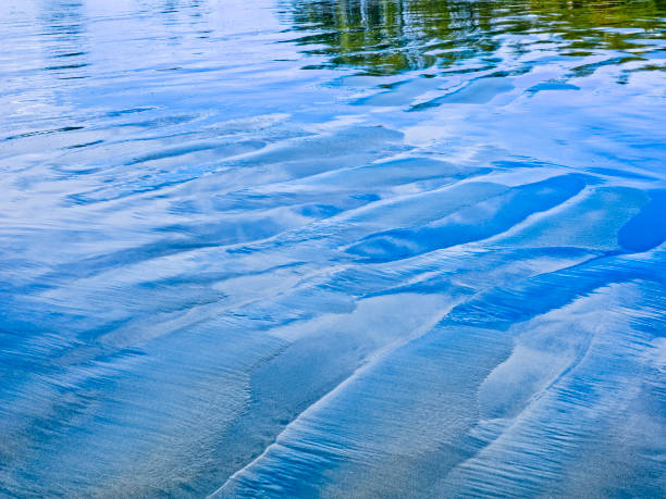 Beach sand Patterns found along the Pacific Rim National Park on Vancouver Island, British Columbia