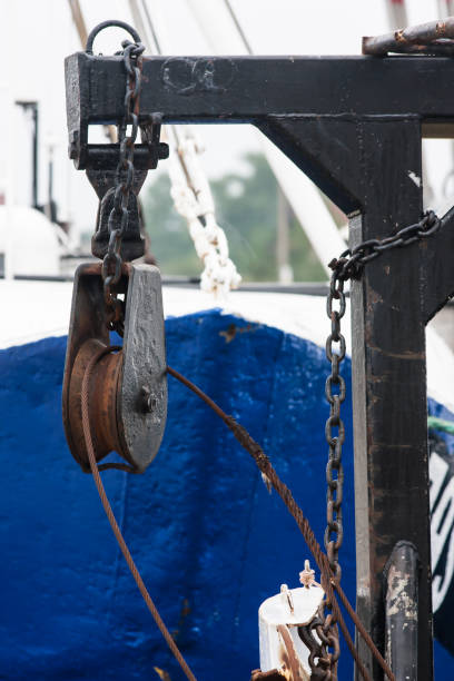 istock Fishing boat approximately, equipment on the boat 2094784539