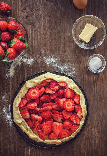 istock Preparing strawberry galette or open strawberry pie 2094818728