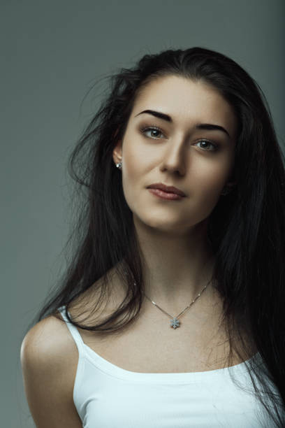 istock Expressive gaze and smile, serenely joyful 2094927149